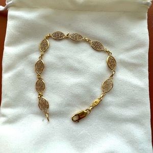14K solid gold bracelet beautiful design